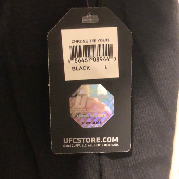 UFC Kids Size Large Tee Shirt New With Tags (NWT) - Picture 3 of 6